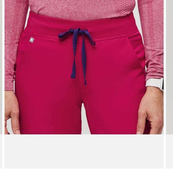 NWT Figs Ultra Rose XS/P Zamora Jogger - Picture 2 of 3